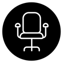 Office chair icon