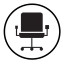 Office chair icon