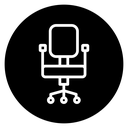 Office chair icon