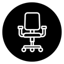 Office chair icon
