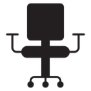 Office chair icon
