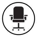 Office chair icon