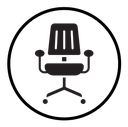 Office chair icon