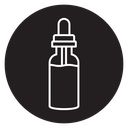 Oil dropper bottle icon