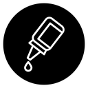 Oil dropper bottle icon