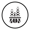 Oil platform icon