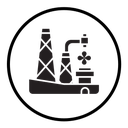 Oil platform icon