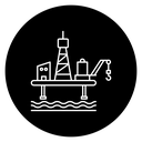 Oil platform icon