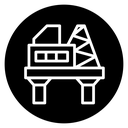 Oil platform icon