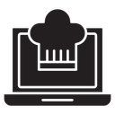 Online cooking show icon