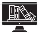 Online library icon