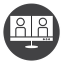 Online meeting icon