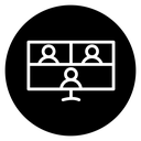 Online meeting icon