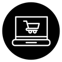 Online shopping icon