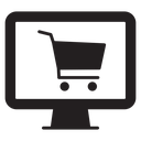 Online shopping icon