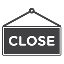 Open and closed sign 3 icon
