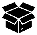 Open Cardboard Box icon