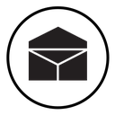 Open envelope icon