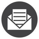 Open Envelope Letter icon