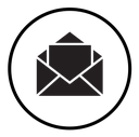 Open envelope icon