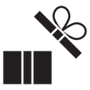 Open gift box icon