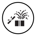 Open gift box icon