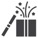 Open gift box 2 icon