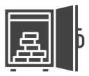 Open safe icon