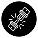 Open seat belt icon