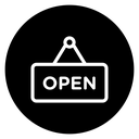 Open Sign Board icon