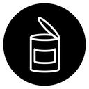 Open tin can 2 icon