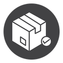 Order Receive Box Check icon