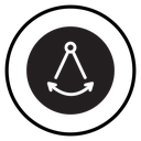 Oscillation Black Filled icon