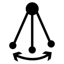 Oscillation Pendulum Arrows icon