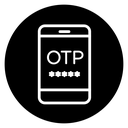 Otp sms password icon