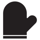 Oven mitt icon