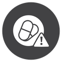 Overdose Black Filled icon