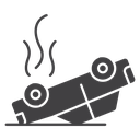 Overturned car icon