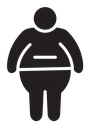 Overweight Man icon