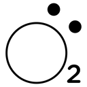 Oxygen O2 icon