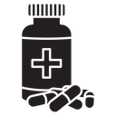 Painkiller pills icon