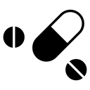 Painkiller pills icon