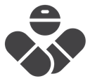 Painkiller pills icon
