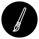 Paint brush 2 icon
