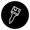 Paint brush 3 icon