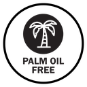 Palm oil free Black Filled icon