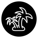 Palm tree 4 icon