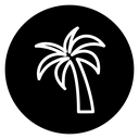 Palm tree 2 icon