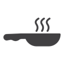 Pan frying icon