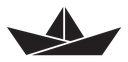 Paper boat icon